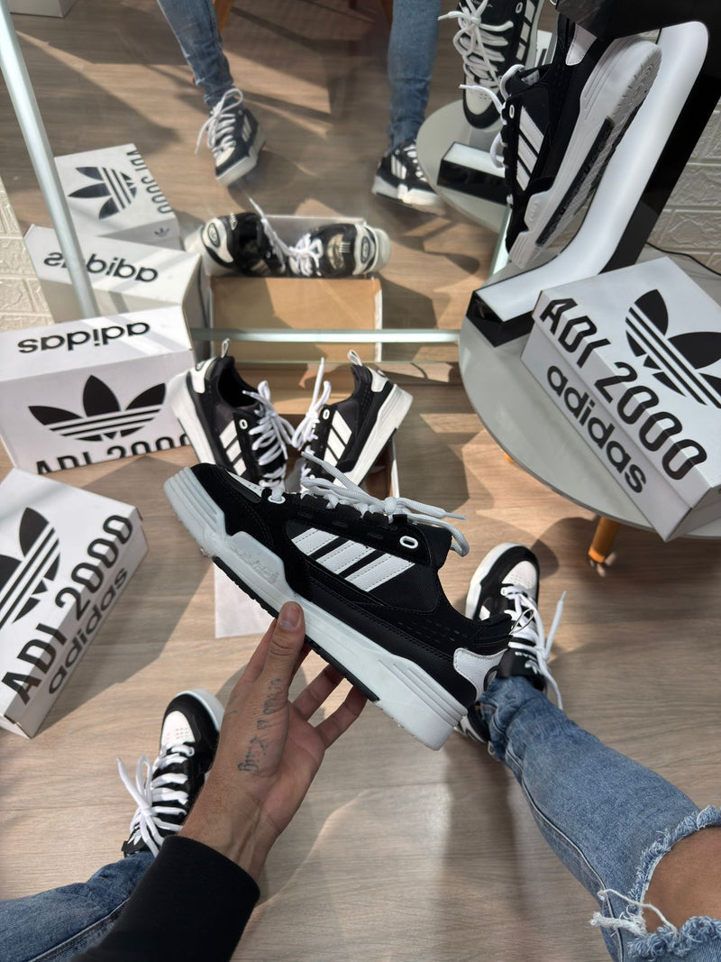 Adidas 2000 Premium Branco e Preto