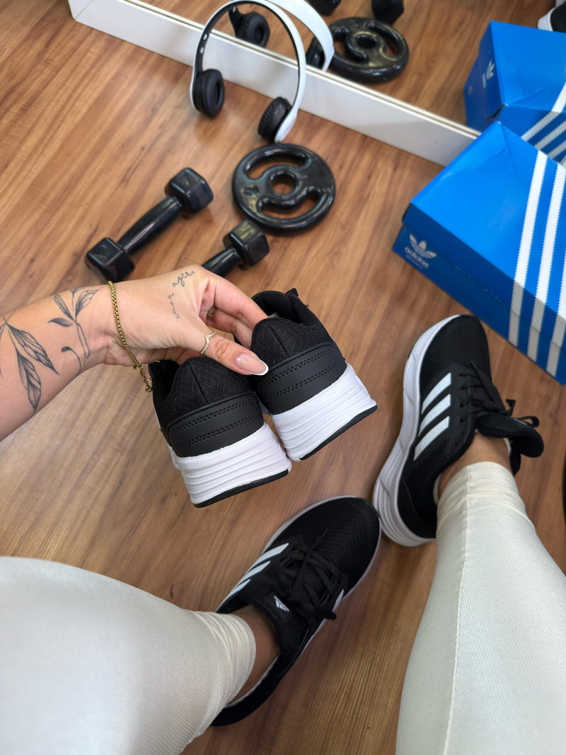 Adidas Galaxy 6 Running Preto Branco