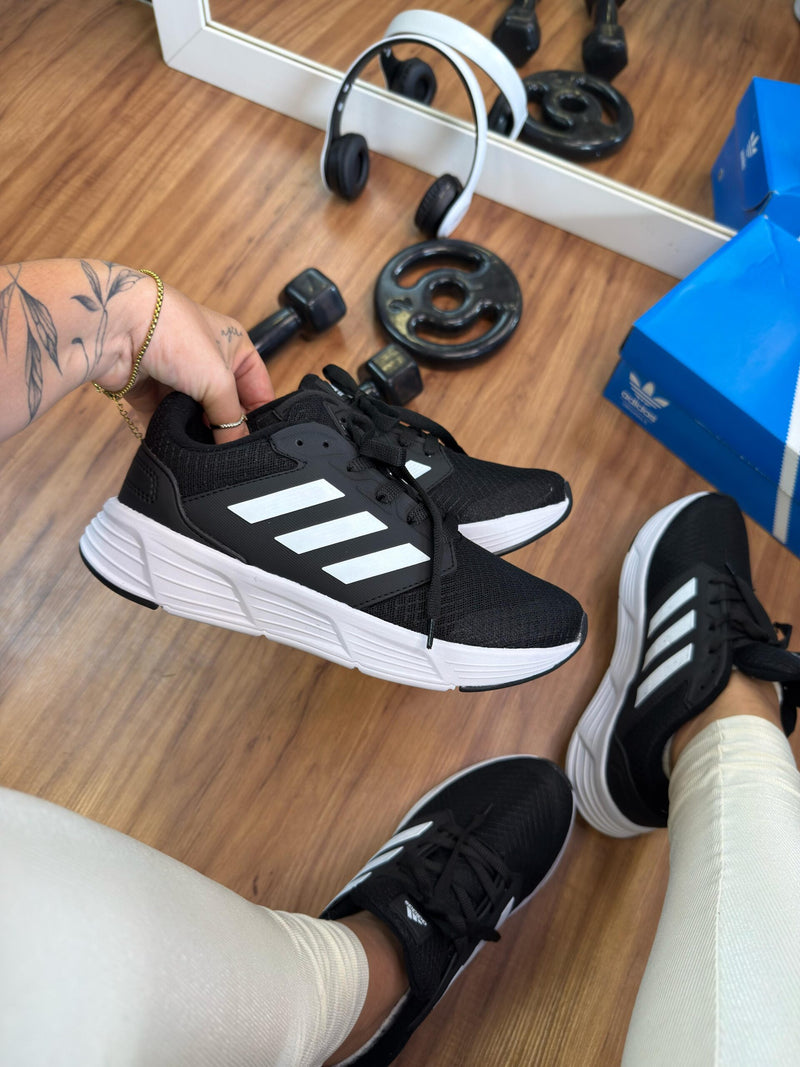 Adidas Galaxy 6 Running Preto Branco