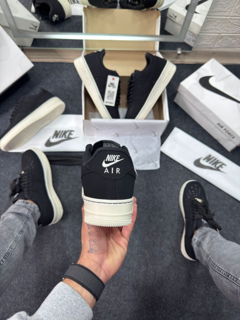 Air Force Camurça Preto Branco