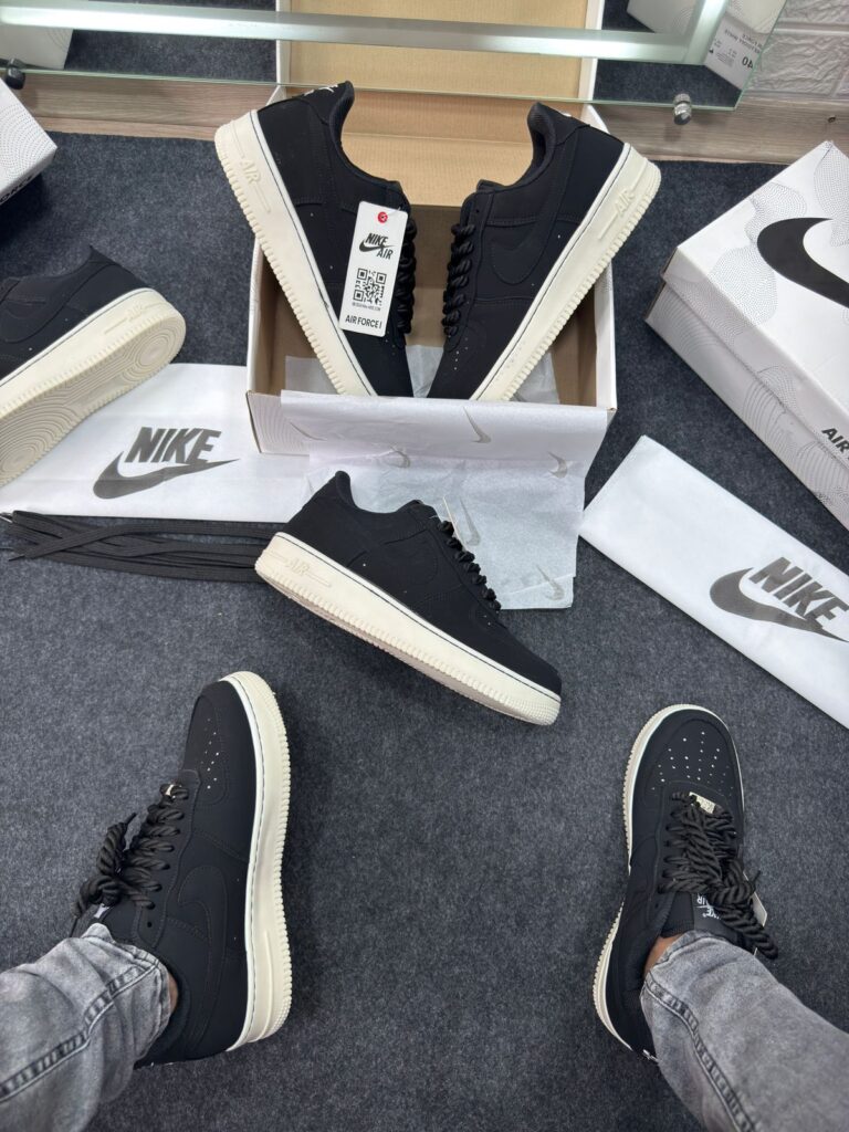 Air Force Camurça Preto Branco