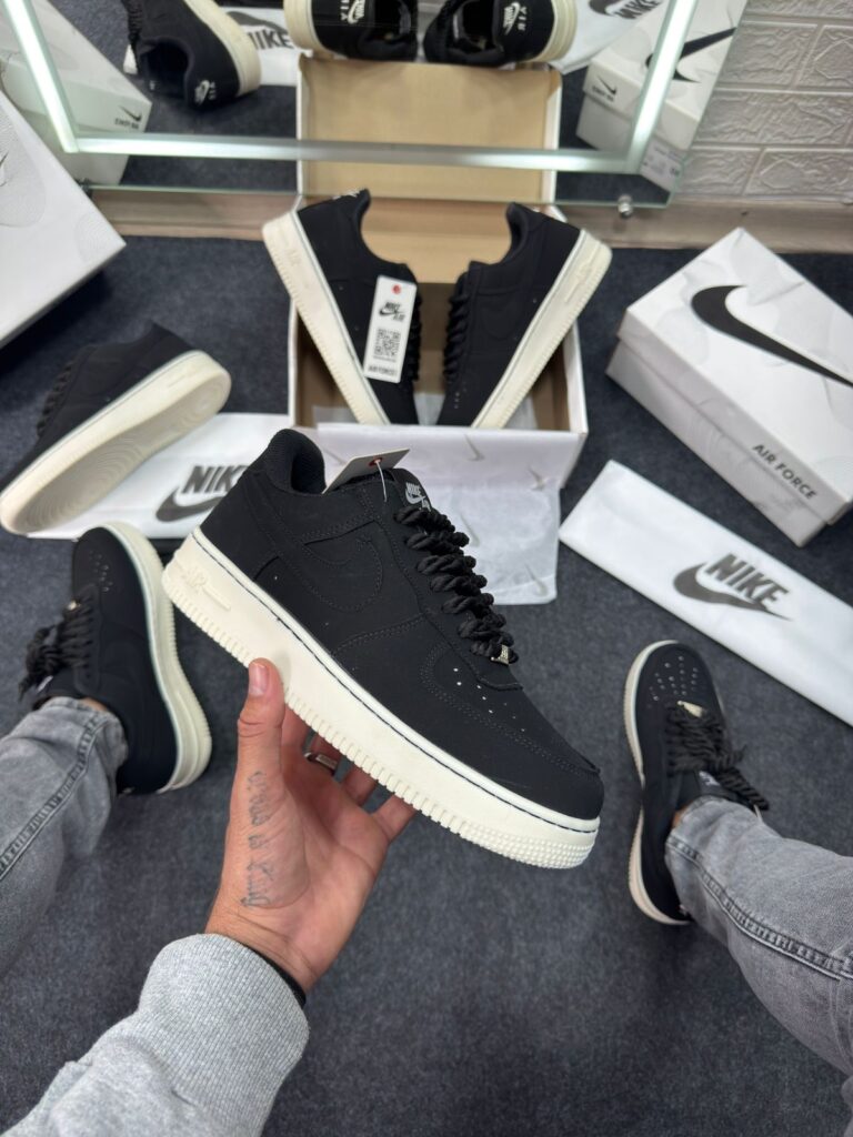 Air Force Camurça Preto Branco