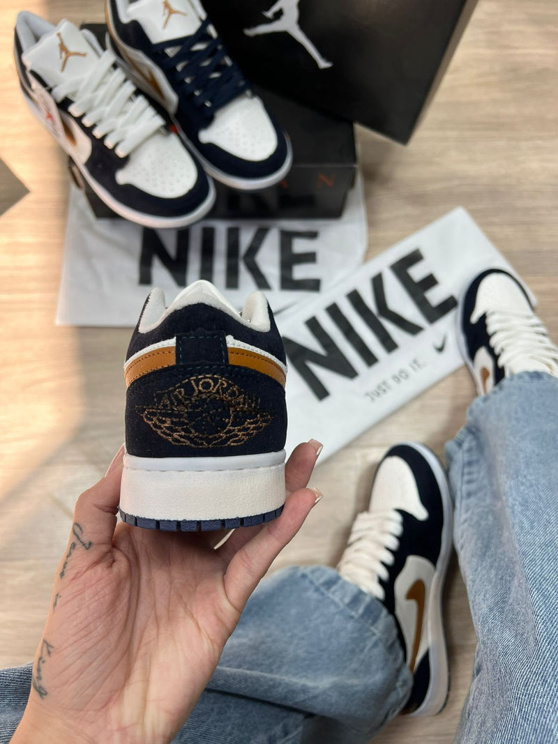 Air Jordan Premium Azul e Cinza