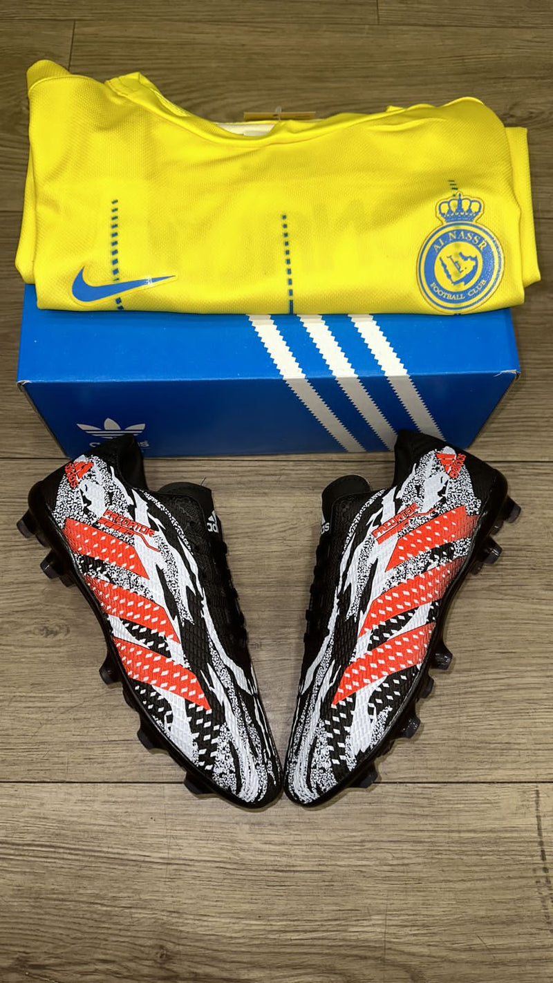 Chuteira Adidas Campo Camuflado Laranja