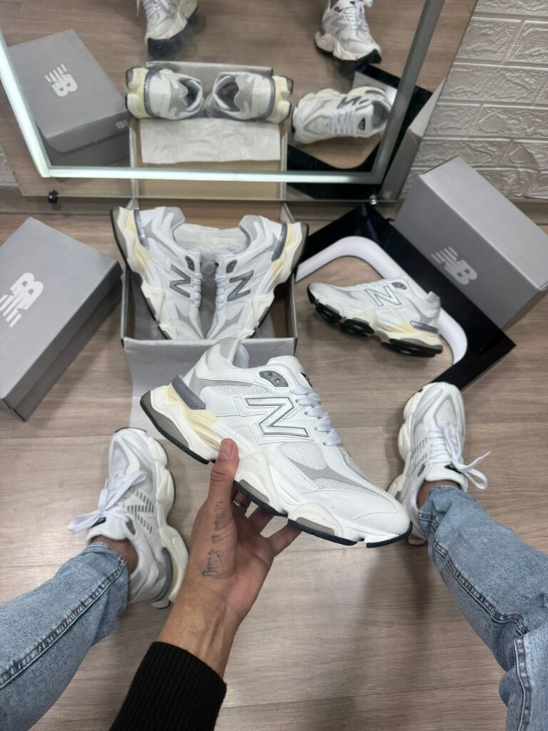 New Balance 9090 Branco e Cinza