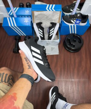 Tênis Adidas Falcon Preto Masculino Premium