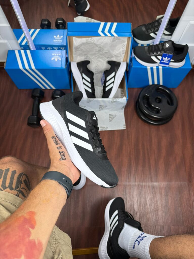 Tênis Adidas Falcon Preto Masculino Premium