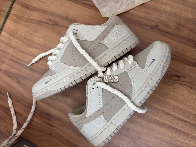 Tênis Nike Dunk Low Branco Natural Tartufo Masculino Premium