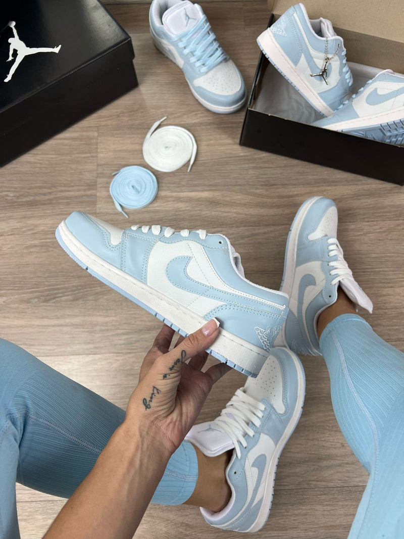 Tênis Nike Jordan Low Premium Branco Acqua