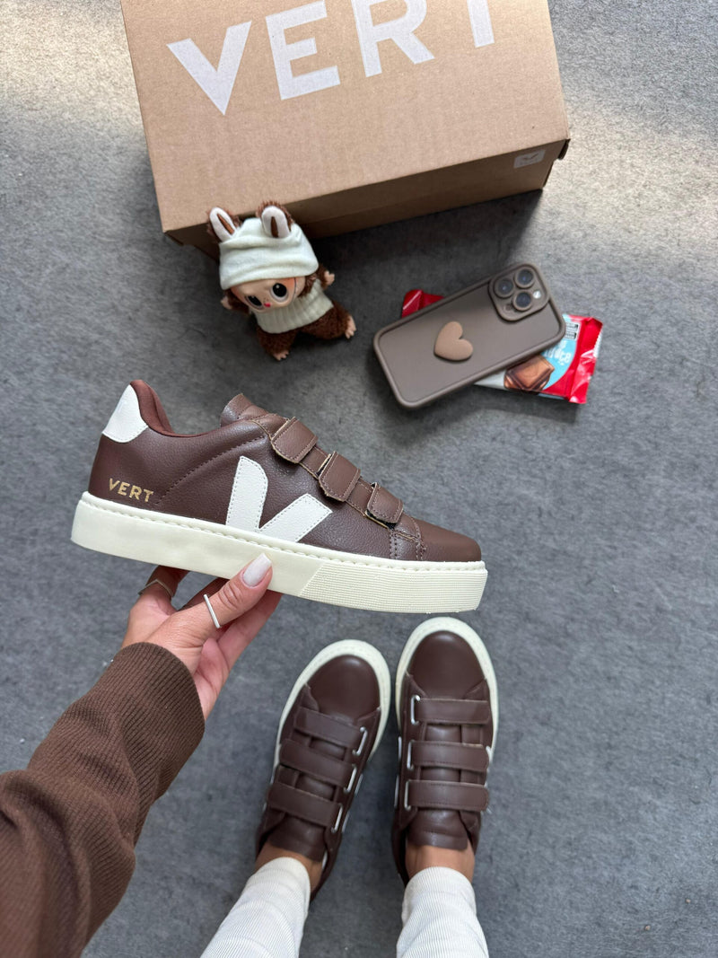 Vert Velcro Marrom
