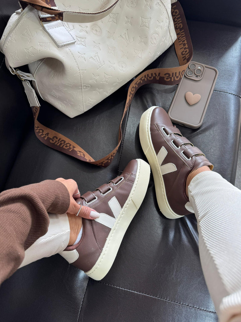 Vert Velcro Marrom