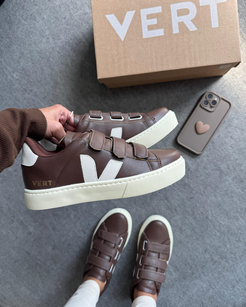 Vert Velcro Marrom